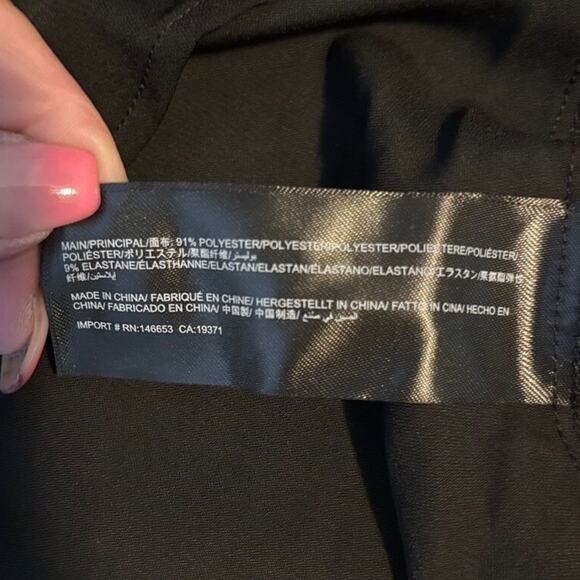 C/MEO Collective Black Rhinestone Strap Mini Dress NWT Size Small - Picture 7 of 7